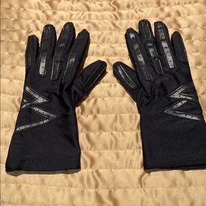 Black sleek gloves new size small